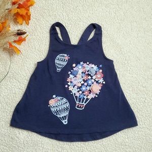 Old Navy (4T) Floral Hot Air Balloon Graphic Tank